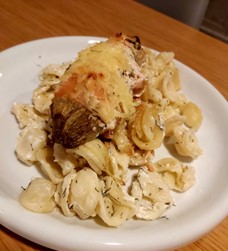 Gratin de chicons nordique au saumon fumé