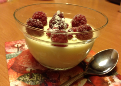 Gâteau au fromage blanc en verrines