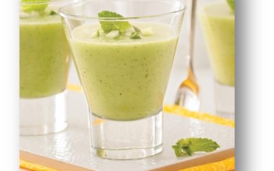 Soupe froide de concombre